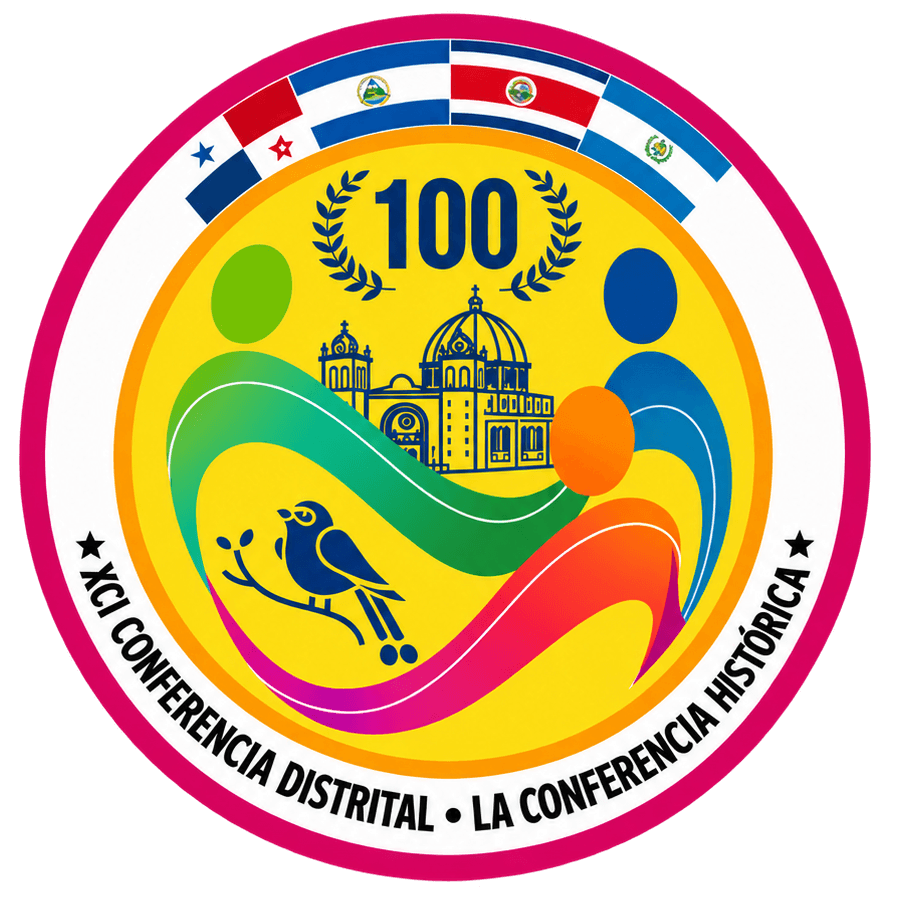 Emblema circular de la XCII Conferencia Distrital